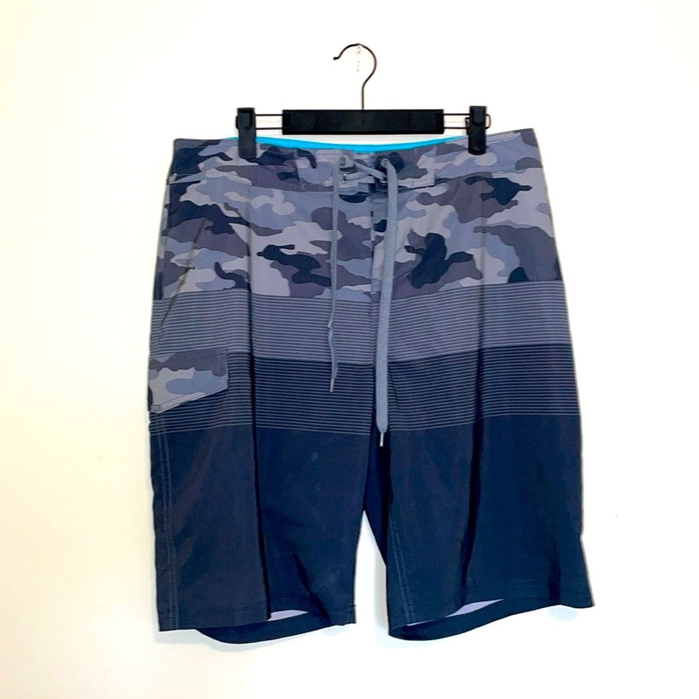 Sonoma | Grey Camo Print Swim Shorts